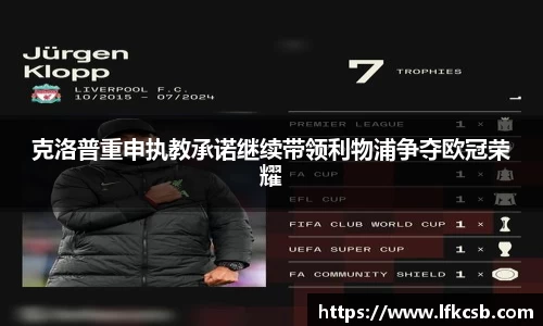 克洛普重申执教承诺继续带领利物浦争夺欧冠荣耀